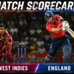 West Indies Cricket Team Vs England Cricket Team Match Scorecard