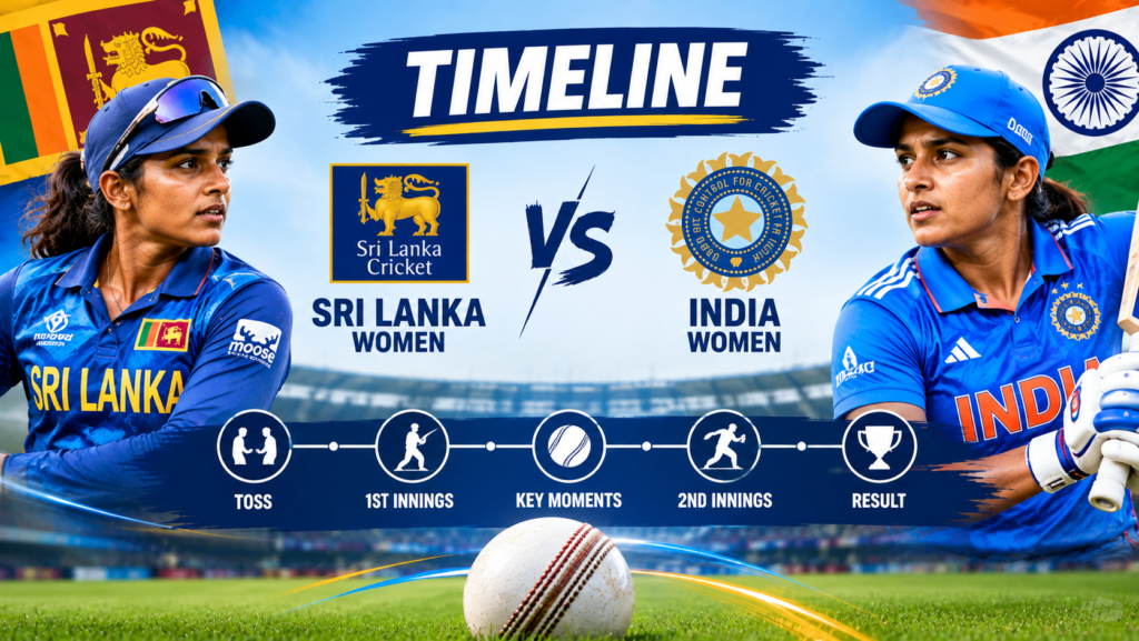 Sri Lanka Women Vs India Women's National Cricket Team Timeline