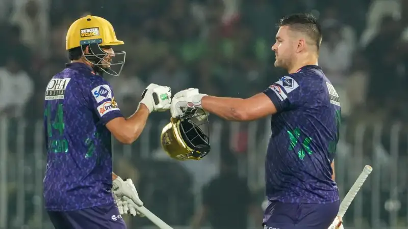 Quetta Gladiators Vs Islamabad United Timeline