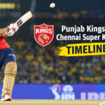 Punjab Kings Vs Chennai Super Kings Timeline
